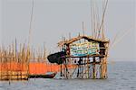 Fisherman's Hut, Tonle Sap Lake, Siem Reap, Cambodia