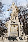 Statue of Mozart, Burggarten, Vienna, Austria