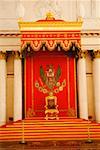 Throne in a throne hall, St. George Hall, Winter Palace, Hermitage Museum, St. Petersburg, Russia