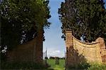 Gate, Tuscany, Italy