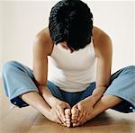 Portrait of Woman Practicing Yoga