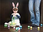 Mother and Daughter at Easter