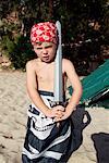 Boy Dressed as Pirate