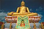 Low angle view of a statue of Buddha, Big Buddha, Koh Samui, Thailand