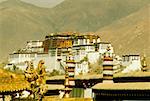 Palace on a hill, Potala Palace, Lhasa, Lhasa Valley, Tibet, China