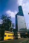 Low angle view of a bank building New Bank Of China, Hong Kong, China