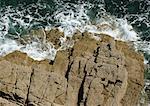 Ile de Brehat, Brittany, France, coastal rock formations, high angle view