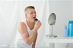 Man Shaving