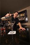 Bartender Pouring Drink