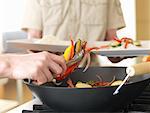 Couple Preparing Dinner