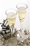 Champagne Flutes with Gift