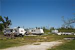 Temporary Housing Near Port Sulphur, Louisiana, USA