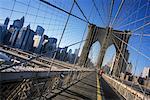 Brooklyn Bridge, New York, New York, USA