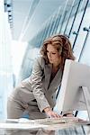 Businesswoman at Computer