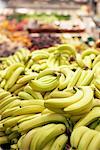 Close-up of Bananas in Grocery Store