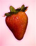 Gros plan d'une fraise