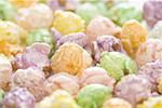 Close-up of colorful caramel corn