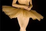 Ballerina in tutu dancing