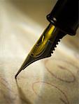 Close-up of a fountain pen