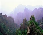 High angle view of a mountain range