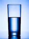 Nahaufnahme von einem Glas Wasser