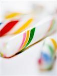 Close-up of striped candy