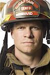 Portrait of a firefighter