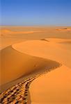 Dunes du désert, la Libye, Afrique