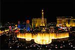 Fontaine de l'hôtel Bellagio, Las Vegas, Nevada, USA