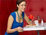 Woman in Restaurant