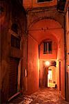 Alleyway in the evening, Perugia, Italy