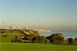 Okahu Bay et Skyline, Auckland, North Island, Nouvelle-Zélande