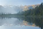 Lake Matheson, Westland, South Island, Nouvelle-Zélande