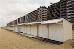 Beach Cottages and buildings, Blankenberge, Belgium