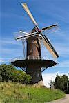 Moulin à vent, Zeeland, Pays-Bas