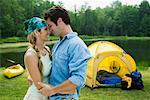 Couple Camping