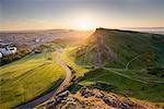 Salisbury Crags, Holyrood Park, Edinburgh, Scotland, UK