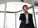 Businesswoman Using Cellular Telephone