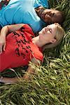 Couple Lying in Grass