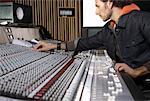 Technician in Recording Studio