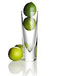 Limes in a glass