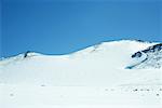 Snowy mountain landscape