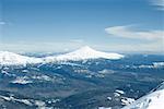 Snow-capped mountainous landscape