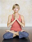 Woman doing yoga