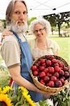 Couple at Farmers Market