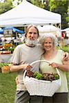 Couple at Farmers Market