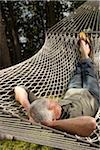 Man in Hammock