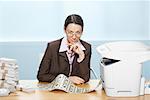 Businesswoman at Desk