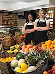 Portrait of Clerks in Store