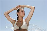 Woman in Bikini, Dodecanese, Greece